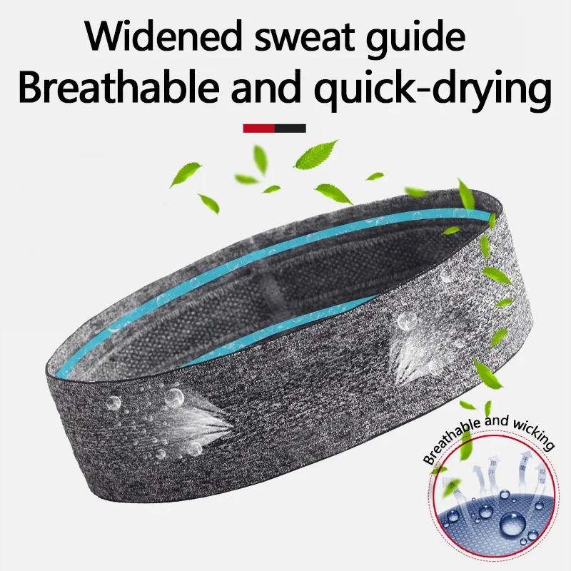 Sports Headband 1pcs Sweatband Moisture-Wicking Breathable Men Women Sports Elastic Headband for Fitness gym Running basketball