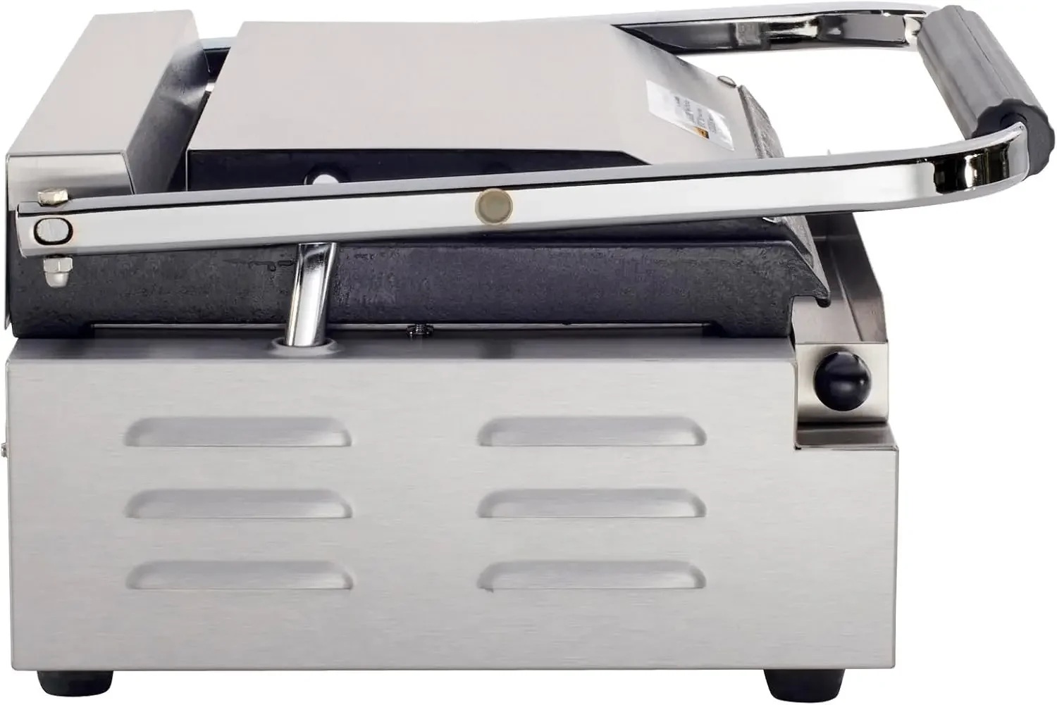 Commercial Electric Panini Sandwich Grill with Smooth Plates, 14" x 9" Cooking Surface, Commercial Countertop Panini Press, 120V 6