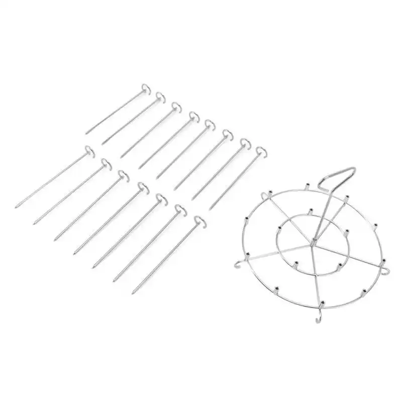 Fryer Skewer Stand for Foodi 6Qt 8Qt Vertical Skewers Holder with Stand Stainless Steel Fryer Accessories