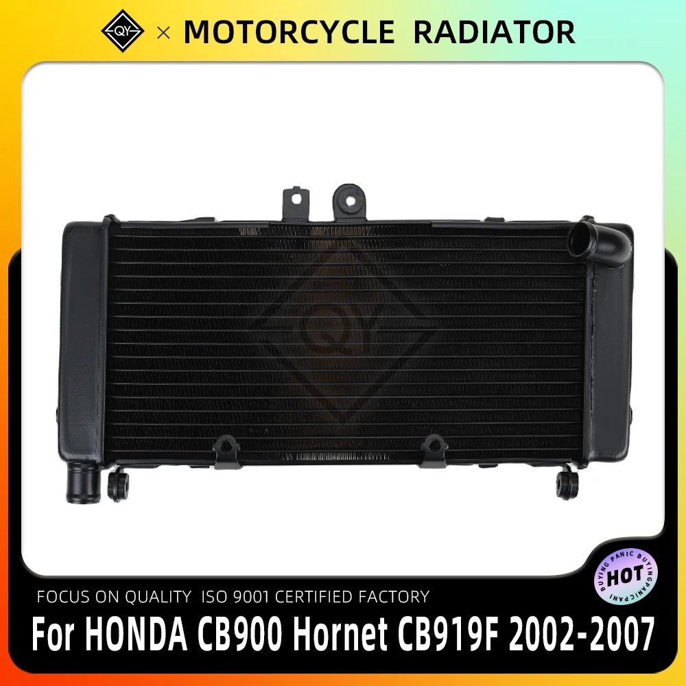 

LQYL Motorcycle Cooler Cooling Radiator For HONDA CB900 CB919F Hornet 900 2002 2003 2004 2005 2006 2007 02 03 04 05 06 2002-2007