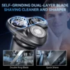 Kensen Electric Shaver for Men Rechargeable 3D Floating Magnetic Cutter Blade Washable Beard Trimmer Razor Men's Shaving Machine 4