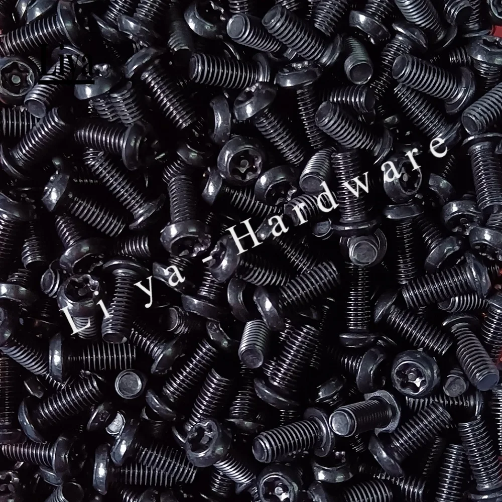RTVURK Vite di Sicurezza M2 M2.5 M3 M4 M5 M6 M8 M10 A2 Acciaio Inossidabile Torx a Testa bombata Vite di Sicurezza a Prova di manomissione Viti (Color