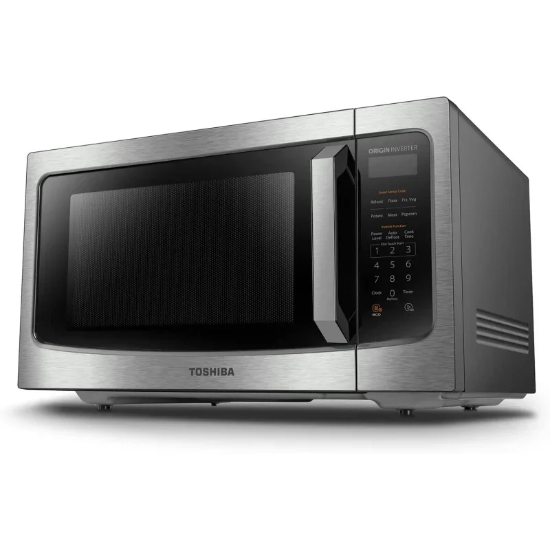 

TOSHIBA ML-EM45PIT(SS) Countertop Microwave Oven with Inverter Technology, Kitchen Essentials, Smart Sensor, Auto Defrost, 1.6 C