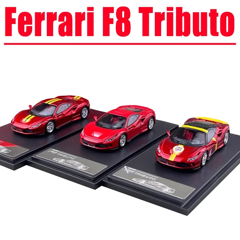 XF Model 1/64 Ferrari F8 Tributo Alloy Toy Motor Vehicle