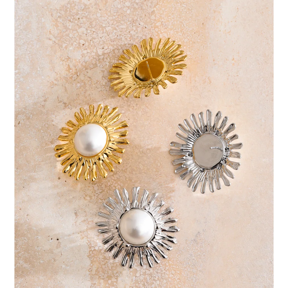 Yhpup Earrings Stainless Steel High Quality