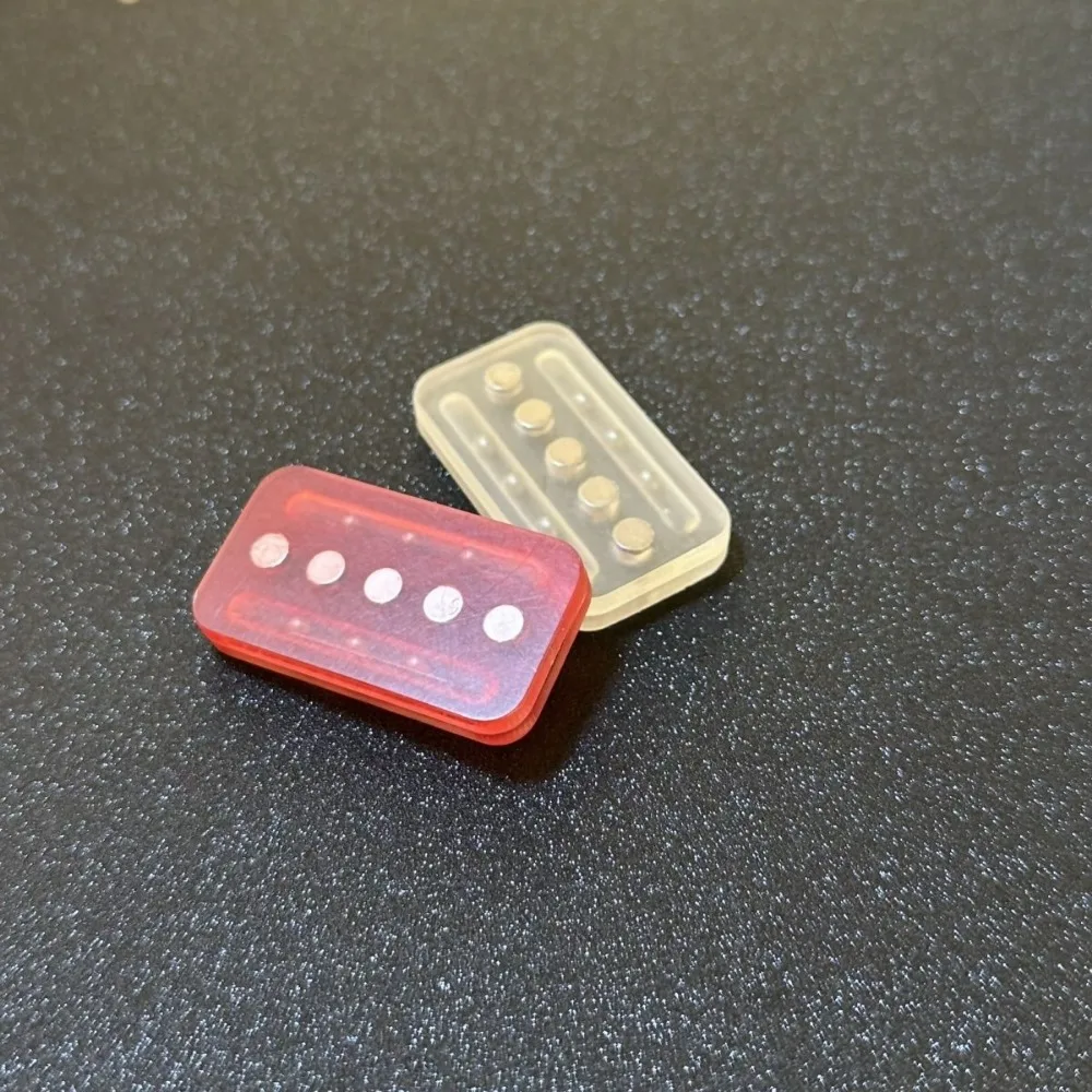 fingertip toy ultra-thin transparent push-brand gyro decompression black technology gyro decompression edc 3D printing