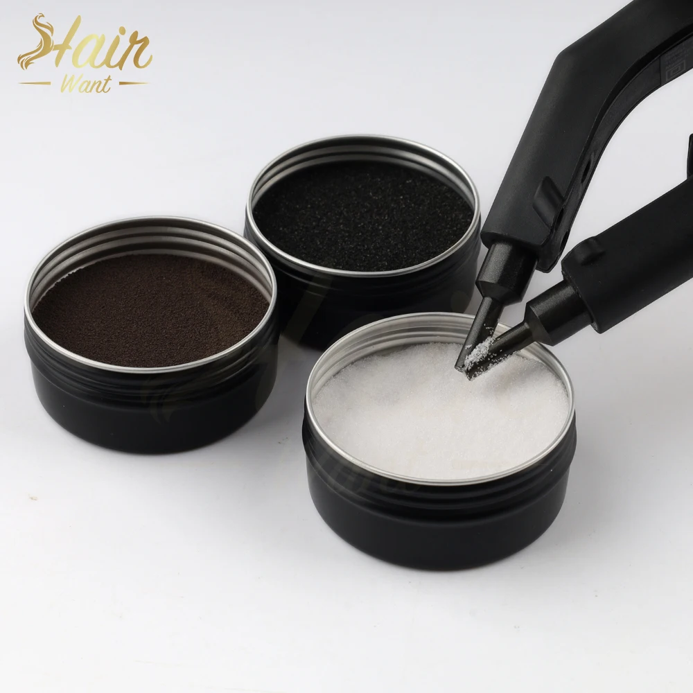 20/50g Hair Extensions Keratin Glue Powder &ndash; Hot Fusion, U-Tip, I-Tip, K-Tip &ndash; Ideal for Re-Tipping and Reinstallation