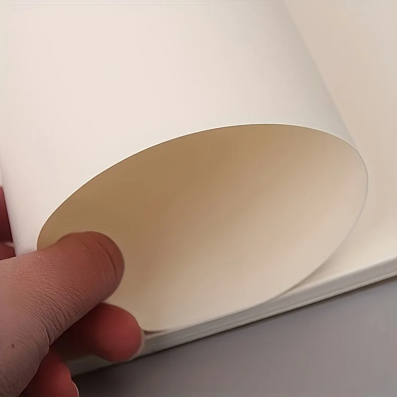 1 quaderno da disegno vintage in pelle con spirale, 20 fogli di carta per acquerello senza acidi, quaderno artistico per adulti e principianti A - immagine 6