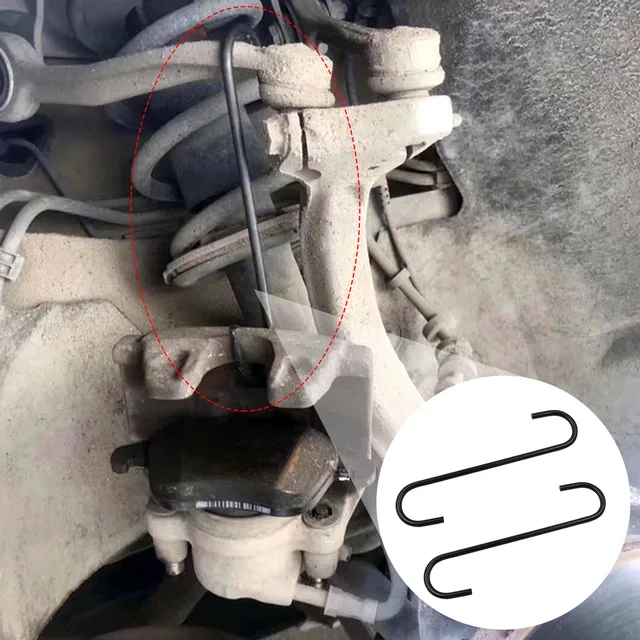 2 Ganci Per Pinza Freno Auto - In Acciaio Con Punta In Gomma, Per Riparazioni Freni SUV E Auto | Anti-Graffio - Foto 6