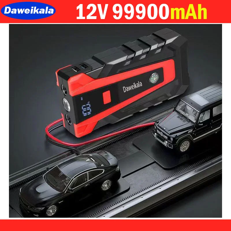 

2024 Car starter power bank portable car battery booster charger 12V99900mAh starter gasoline diesel car starter Buster