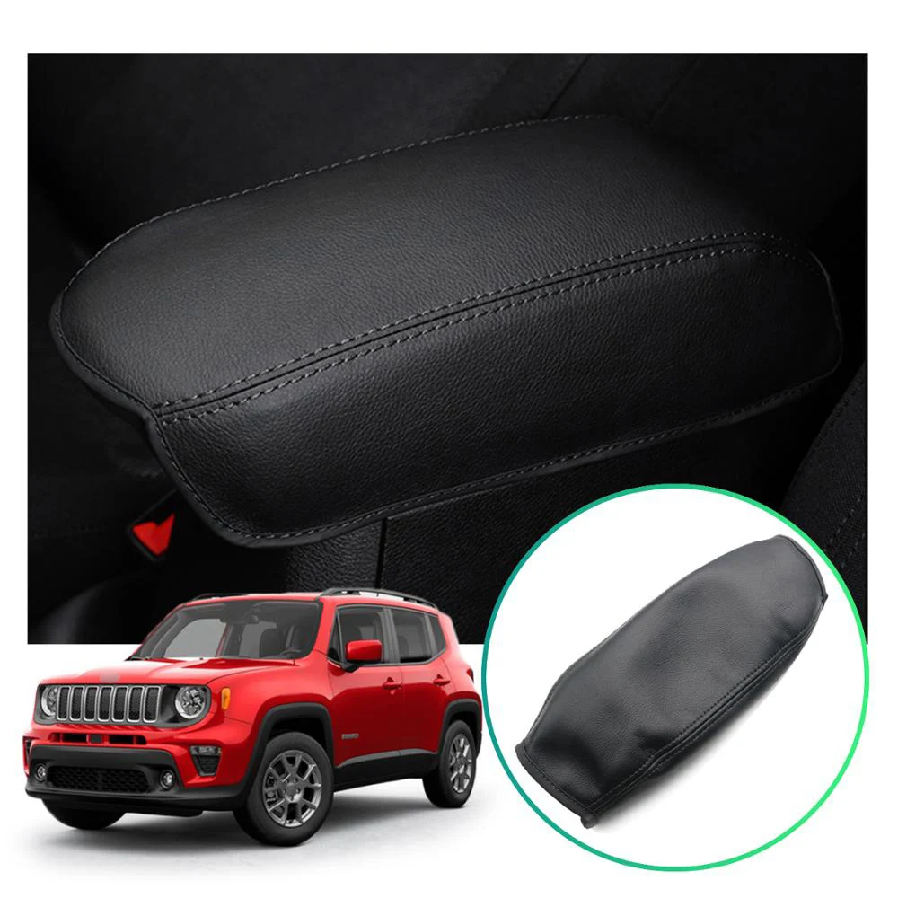 Jeep Renegade 2015-2020 용 자동차 팔걸이 박스 커버 중앙 제어 컨테이너 매트 자동차 인테리어 스타일링 액세서리