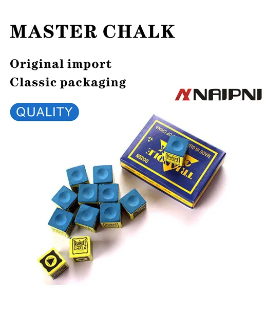 Gesso Per Stecca Da Biliardo Master - 12 Cubi, Nero, Professional Grade, Made In USA - Foto 11