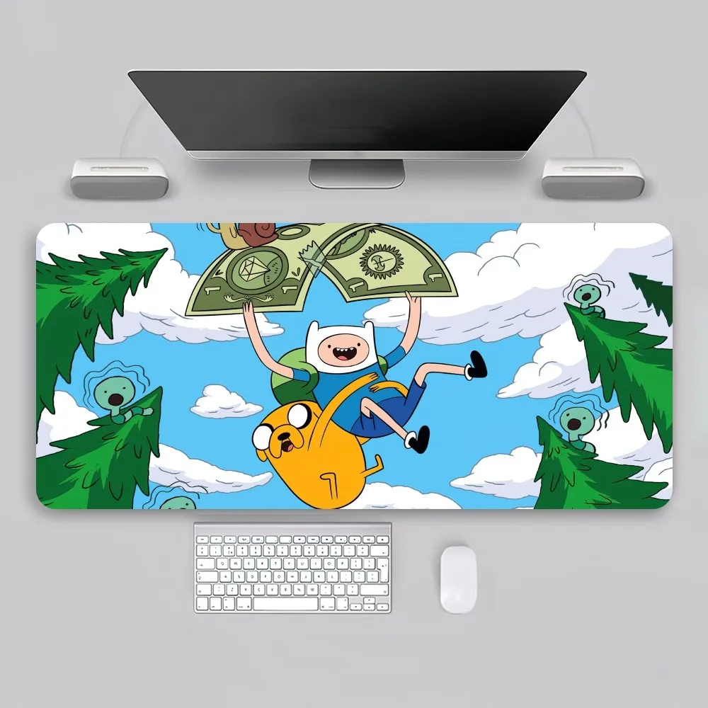 Cartoon A-Adventure T-Time Cute TV Mouse Pad Game Office Large PC Keyboard Rubber Big Desk Computer Laptop Table Mousepad 2