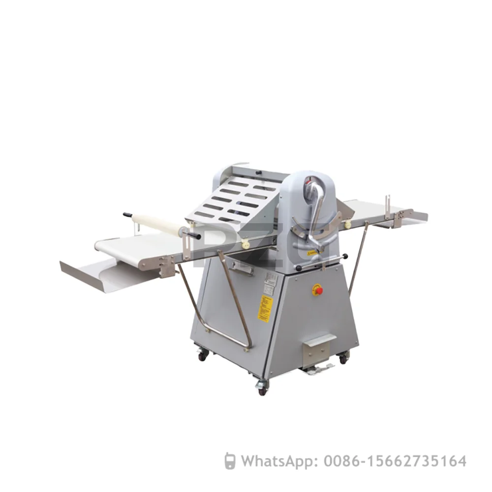 Automatic Bakery Croissant Dough Pressing Making Sheeter Machine Commercial Manual Automatic Dough Sheeter Presser Laminator