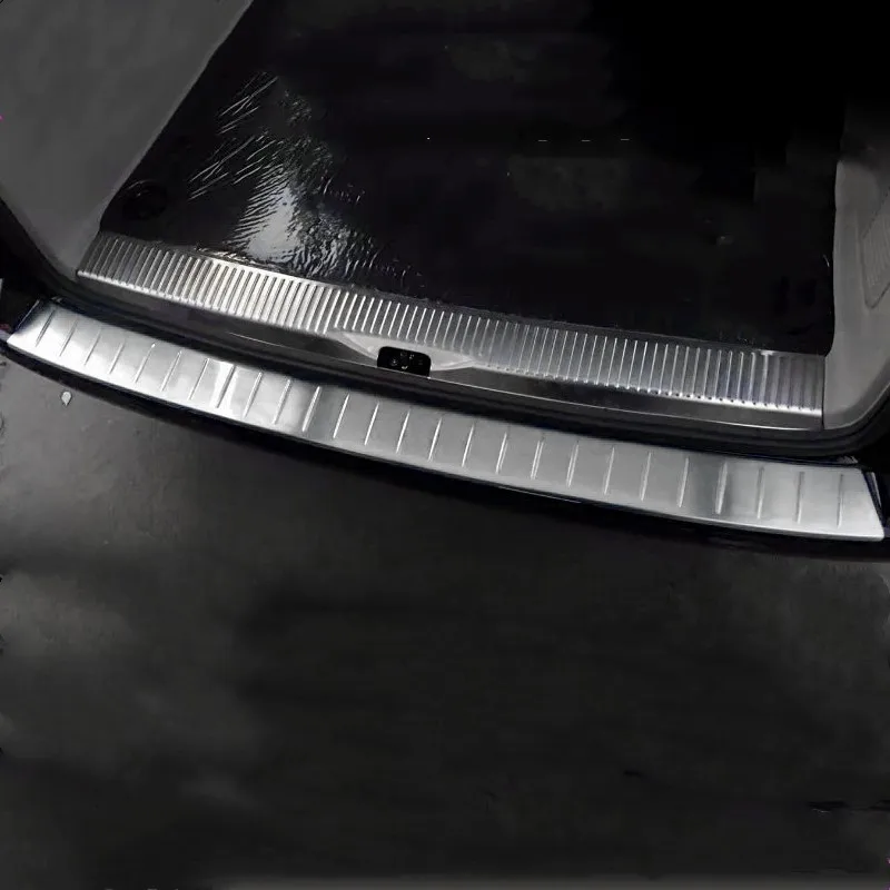 Welkinry Per Vw Transporter Caravelle T6 2016-2023 Car Tail Paraurti Posteriore Box Gate Trunk Boot Zerbino Soglia Scuff Plate Trim