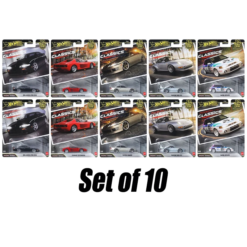 Hot Wheels Modern Classic,Nismo Ferrari Testarossa Toyota Porsche