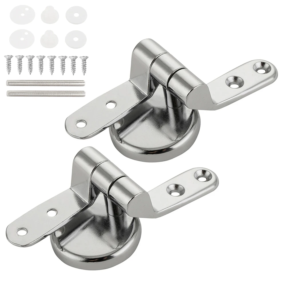 StainlessSteelToiletSeatHingeUniversalAdjustableReplacement