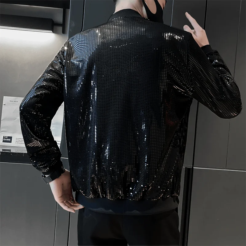 2023 Spring Summer Sequin Decoration Jackets Men Night Club