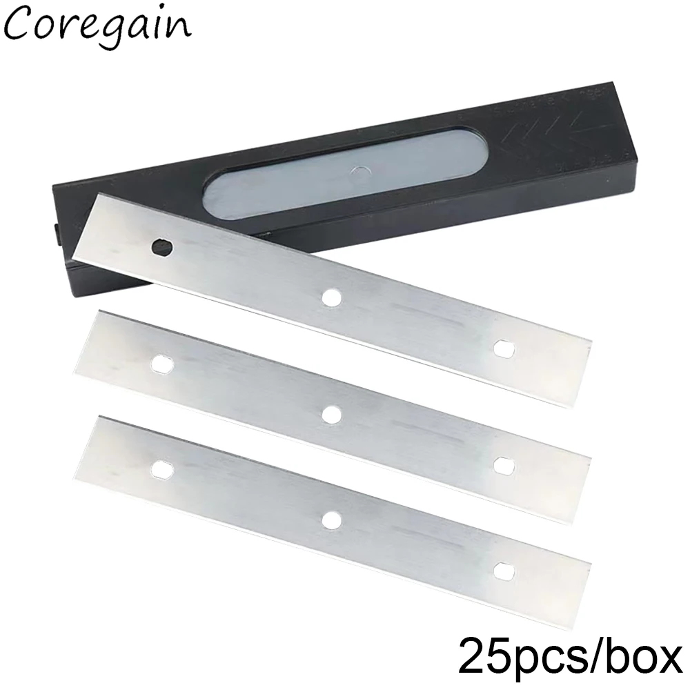 Car Sticker Razor Scraper Remover for Cleaning Stainless Steel Blade Vinyl Film Glue Window Ceramic Glass Oven Shovel Spatula razor blade scraper car sticker remover razor blade scrapers car film scraper car vinyl scraper glue removal scraper automotive film tools