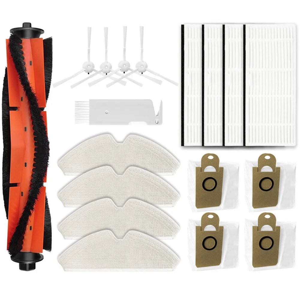 

For Kyvol R9 Robot Vacuum Cleaner Spare Parts Accessories Main Side Brush Filter Mop Rag Cloth Dust Bag Sweeper Part Supplies