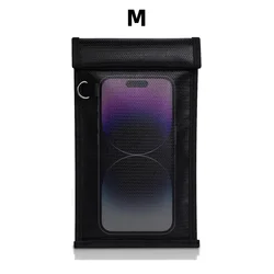 Premium Signal Blocking Faraday Pouch - Black (M)