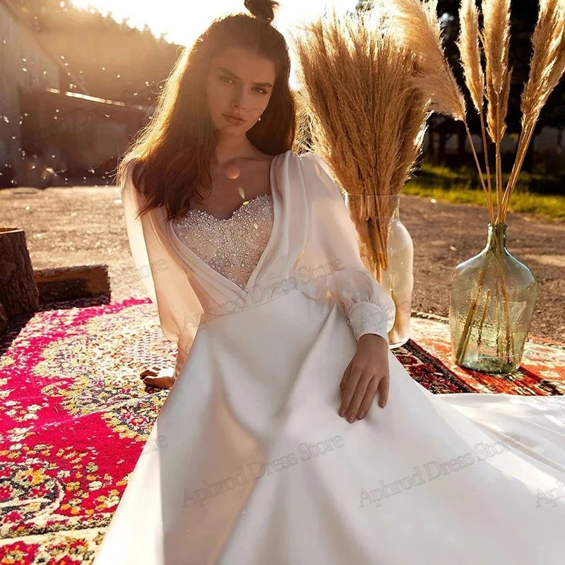 Платье свадебное атласное ТРАПЕЦИЕВИДНОЕ