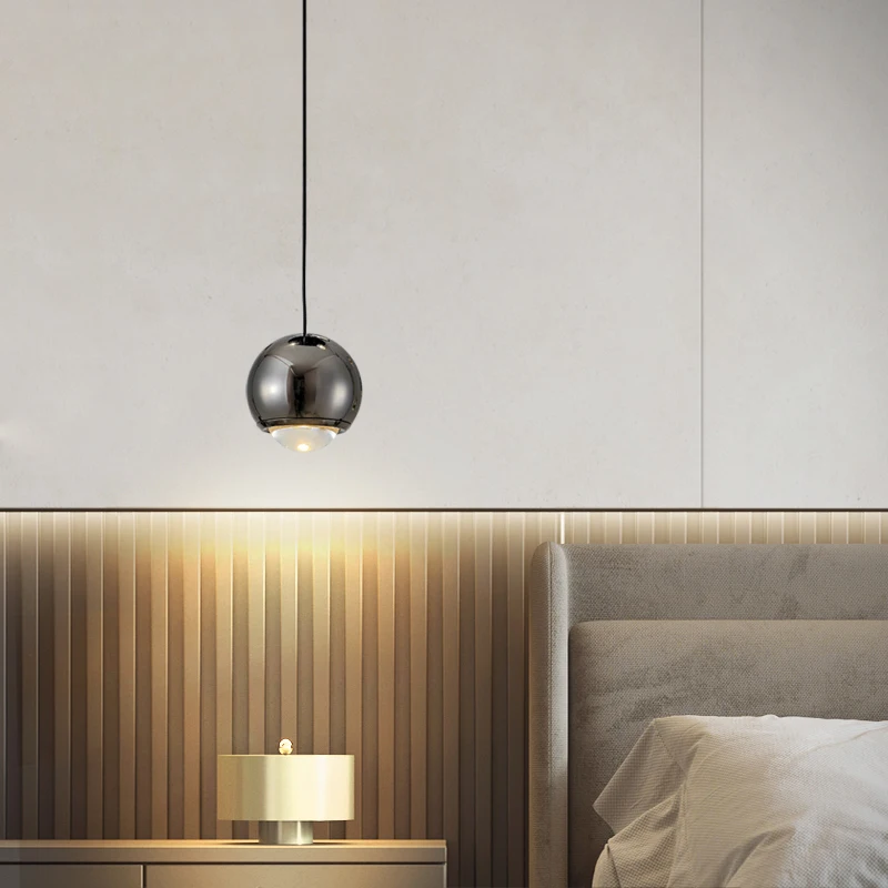 

Modern LED Pendant Lights Indoor Lighting Fixtures Store Lamp 7W Nordic Decoration Home Aluminum Ceiling Ball Chandelier Bedoom