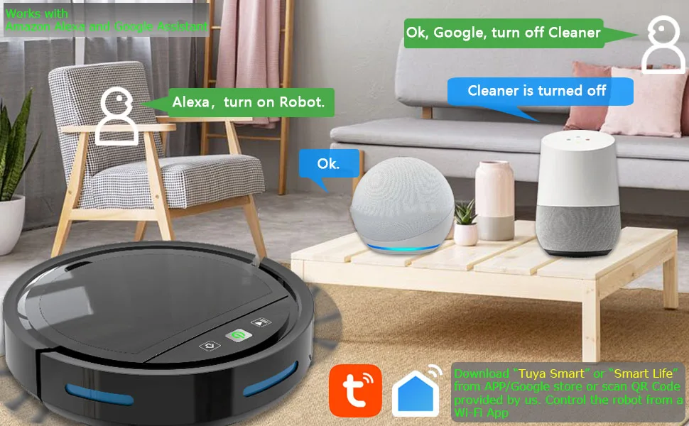 Description Picture 4 of itemHigh quality wet and dry mopping household sweeping robot cleaning automatic intelligent robot vacuum cleaner