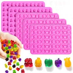 BPA-Free Silicone Fruit-Shaped Snack & Candy Molds - Round (1pcs Random Color)