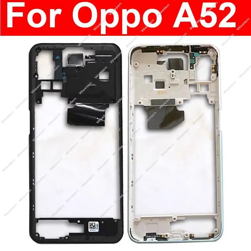 

Средняя рамка корпуса для OPPO A52 задняя крышка корпус батарейного отсека Рамка запасные части с графитовой бумагой