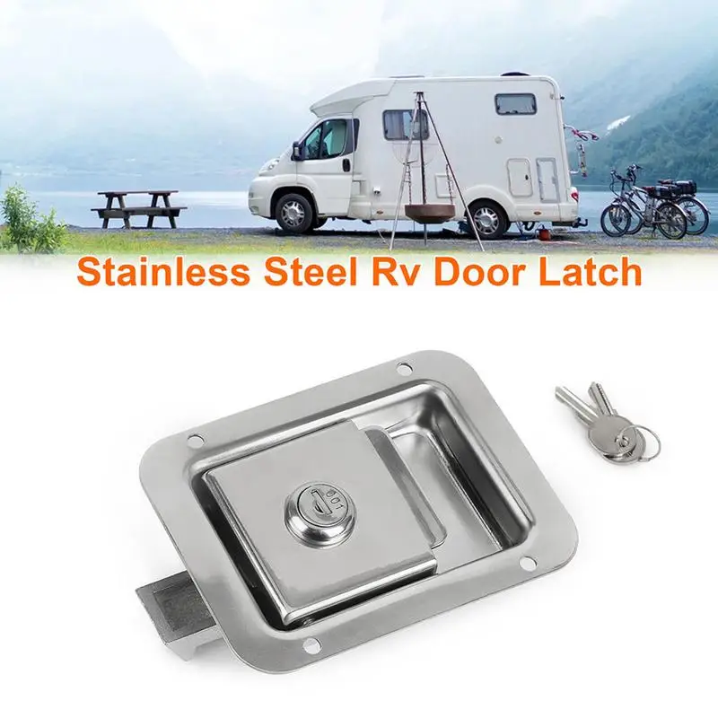 Tool Box Locks With Keys Replacement Handle Furniture Latches With Keys Recessed Anti-Theft Panel Lock For Truck Bed Toolboxes