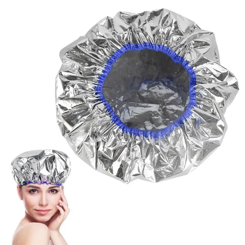 Foil Cap Hair Deep Conditioning Heat Cap For Hair Coloring Hair Coloring Caps Heat Shower Cap Per Donna Uomo Ragazze Ragazzi