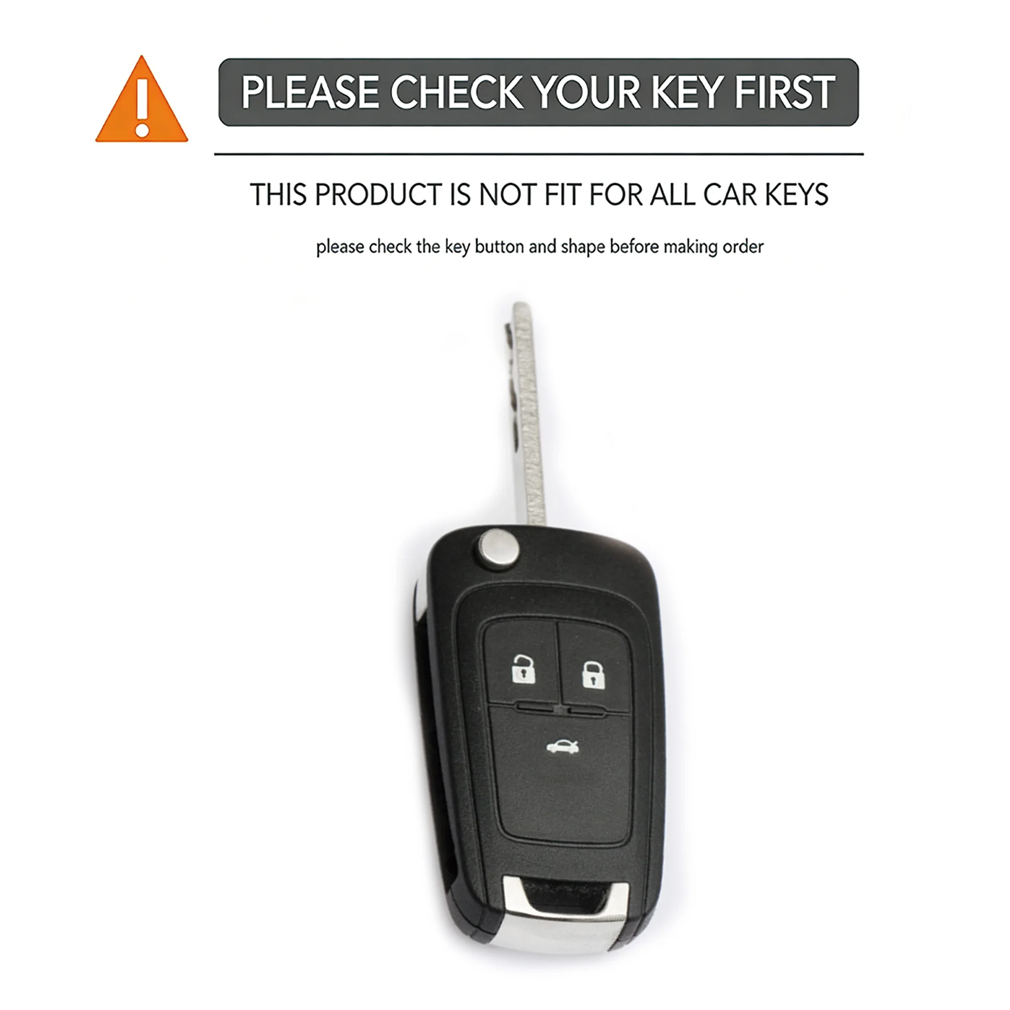 Premium Car Flip Key Case Cover - Sleek Protection