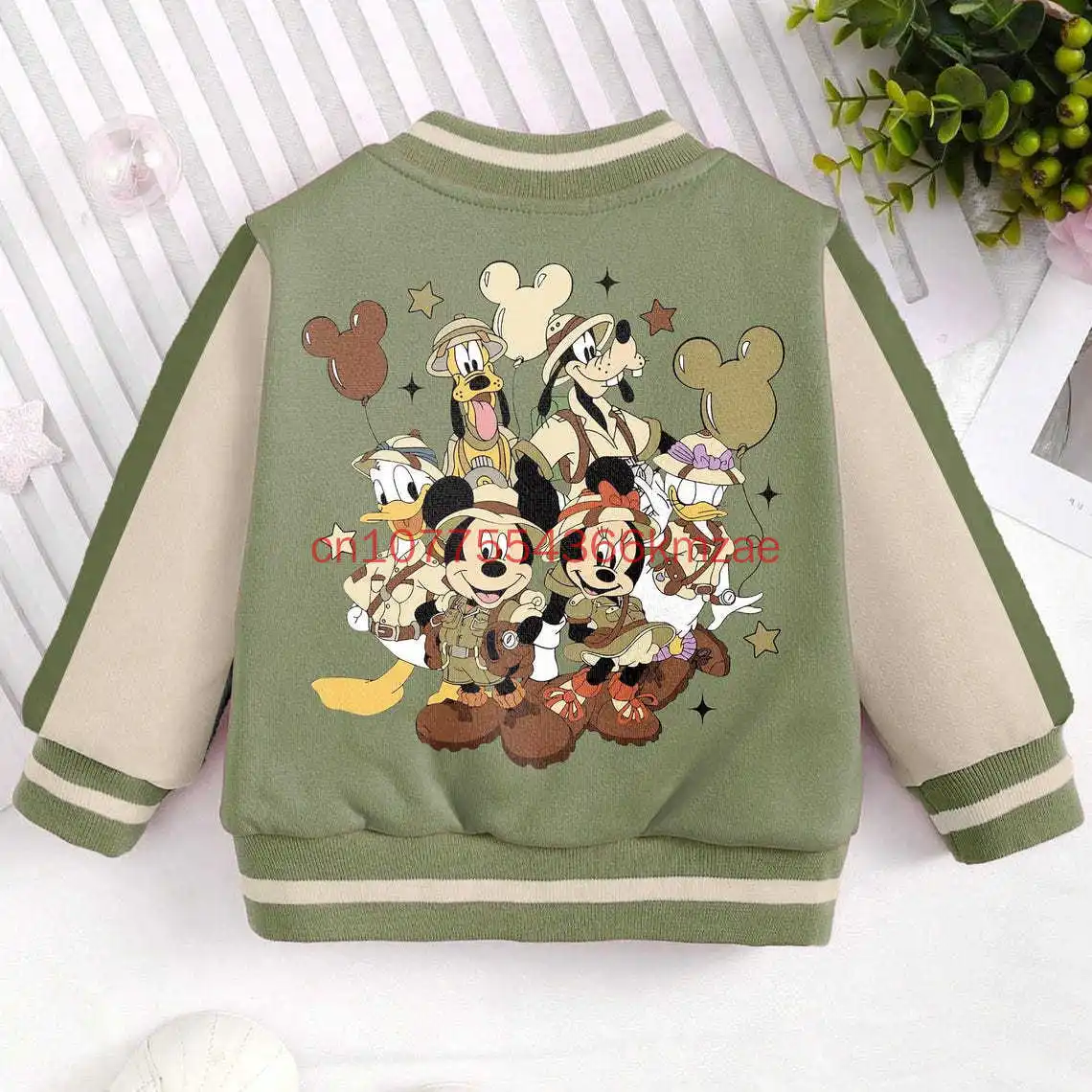 New Disneyland Mickey Friend Jacket 3d Print Coat Cartoon Kid Streetwear Harajuku Bomber College Jacket
