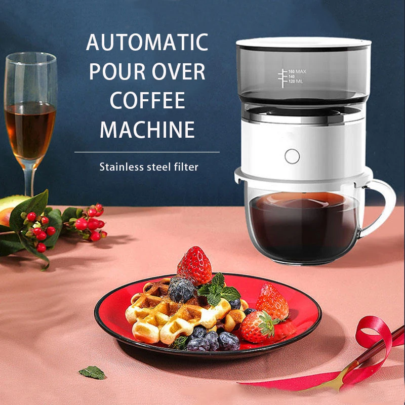 PortableCoffeeMachineMiniCoffeeMachineHandDripFilterBrewer