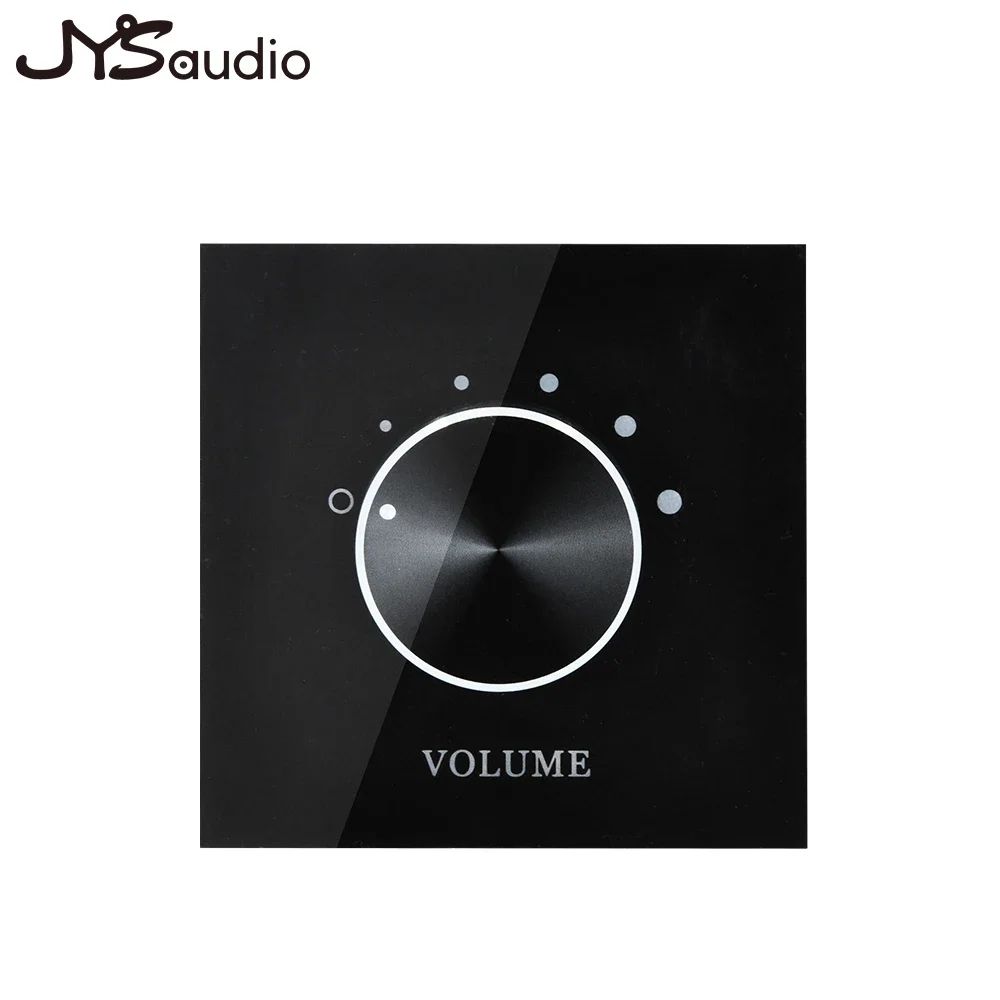 Controlador de Volume 48ohm Interruptor de Áudio Dois Canais Controle Cinco Segmento Poderoso Acrílico Tom Placa Fundo Ajustador Música - Image 5