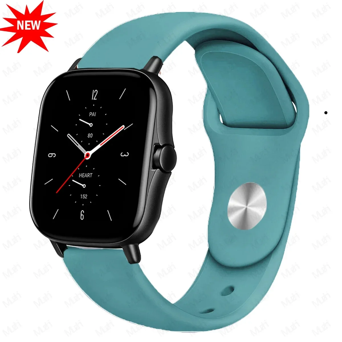 Versatile Silicone Watch Band: 20mm/22mm Adjustable Strap