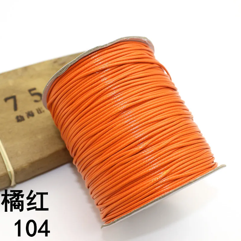 38 Farbe gewachs ter Kordel faden für Schmuck herstellung Schnur riemen Halskette Seil Perlen DIY Armband Zubehör 0,5mm 1mm 1,5mm 2mm 3mm – Detail 21