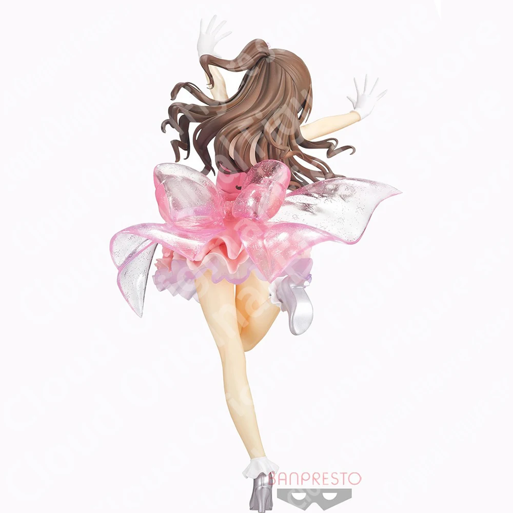 재고 있음 오리지널 Banpresto THE IDOLMASTER 시마무라 우즈키 스테이지 바이 스테이지 PVC 22cm 액션 피규어 모델 장난감 취미