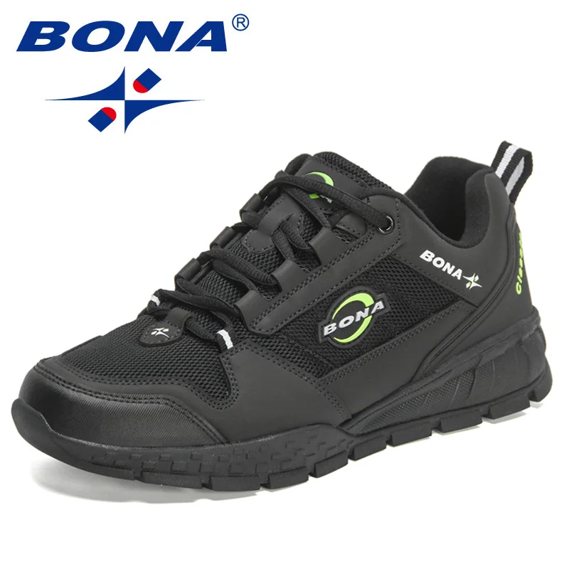 

BONA 2022 New Designers High Quality Trekking Shoes Men Hiking Shoes Outdoor Sport Climbing Shoes Man Jogging Walking Footwear