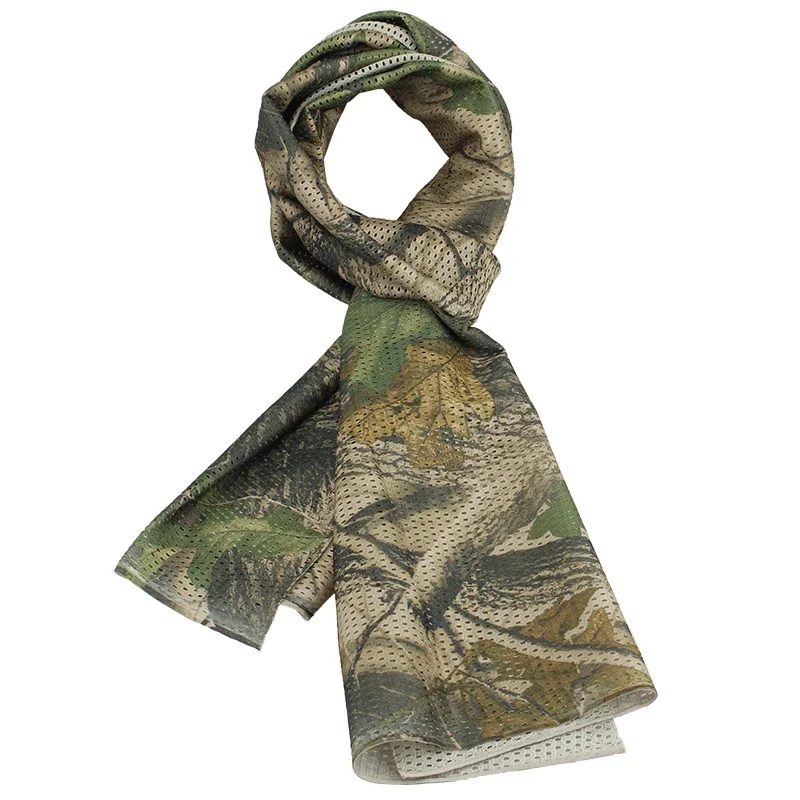 Hiking Scarves, Quick Drying Hiking Camouflage Scarf, Men Women, Sniper Neck Warmer, Multicam Face Mask