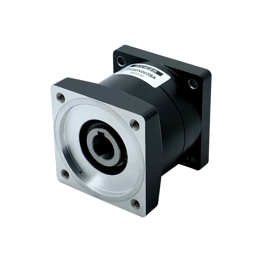 유성 감속기 DC 모터 감속기 비율, Nema32 스텝퍼 모터용, PX80, 52, 64, 96, 100, 120, 150, 144, 180/216 입력 19mm 출력 16mm