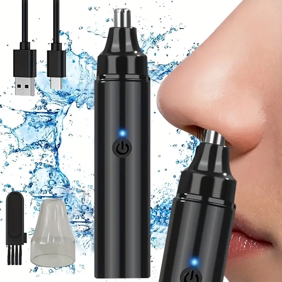 Xiaomi Portable Electric Nose Hair Trimmer Portable Nose Ears Hair Eyebrow Trimmer for Men Women Rechargeable Painless Clipper 2