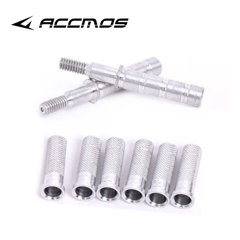Adaptateurs De Pointe De Flèche En Aluminium – Pour Manchon 8mm, Lot De Connexion