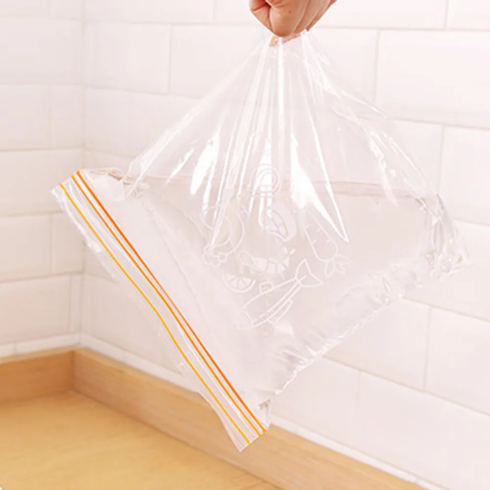 

Double Chain Press Seal Freezer Bags On And Go Snack Bags Plastic Bags Double Chain Press Seal Extra Wide Seal