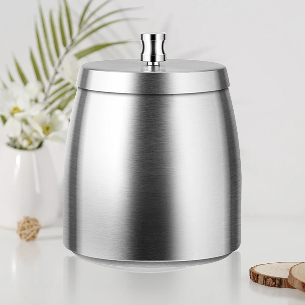 Stainless Steel Windproof Ashtray with Lid
