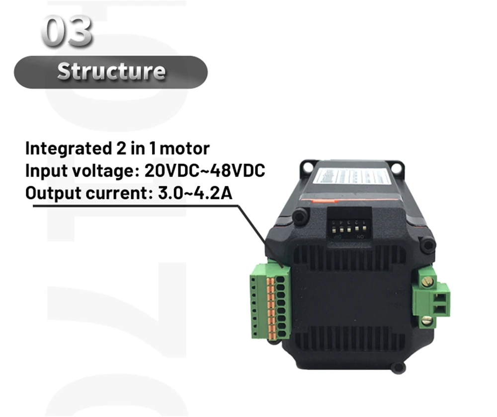 Loop Fechado Integrado, Codificador 24V DC, Servo