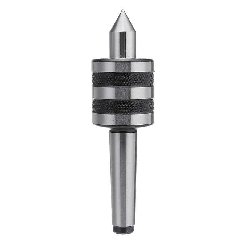 

1 Piece Live Lathe Milling Center Silver High Accuracy For Lathe Machine Revolving Centre Triple Bearing Drill Bit Tool