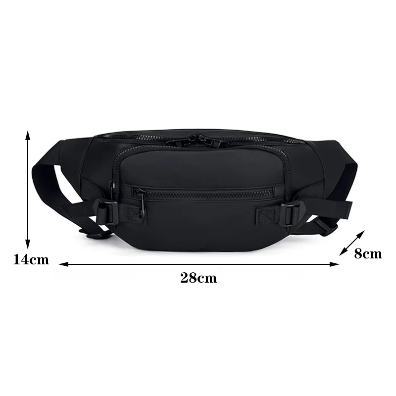 Man Fashion Belt Bag Fanny Packs Multifunction Outdoor Waterproof Chaos Bum Bag
