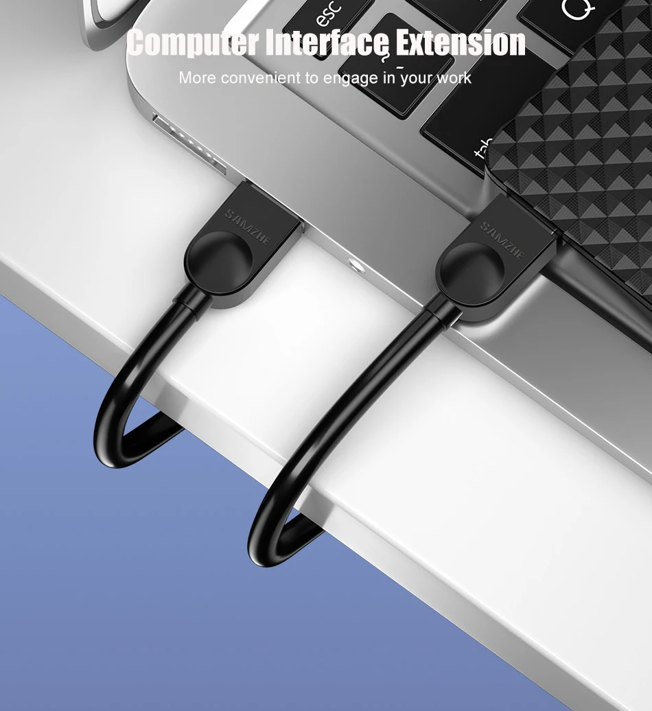 High-Speed USB Extension Cable - Male to Male, 1.5M to 10M Options